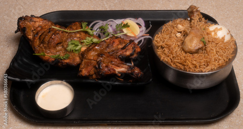 Chicken Grill with Biriyani