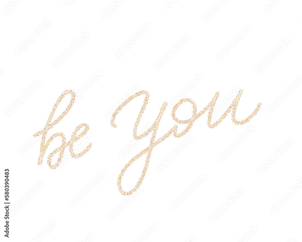 Gold shimmer glitter abstract be you phrase. Female beauty brush stroke banner tamplate Gold shimmer glitter abstract be you phrase. Female beauty brush stroke banner tamplate