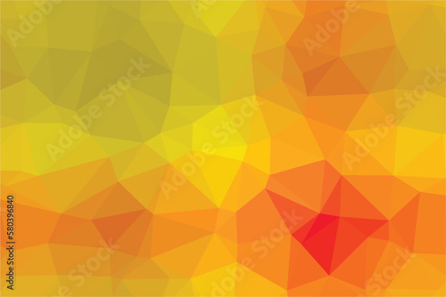 Multicolor polygon pattern. Low poly design. Vector illustration 