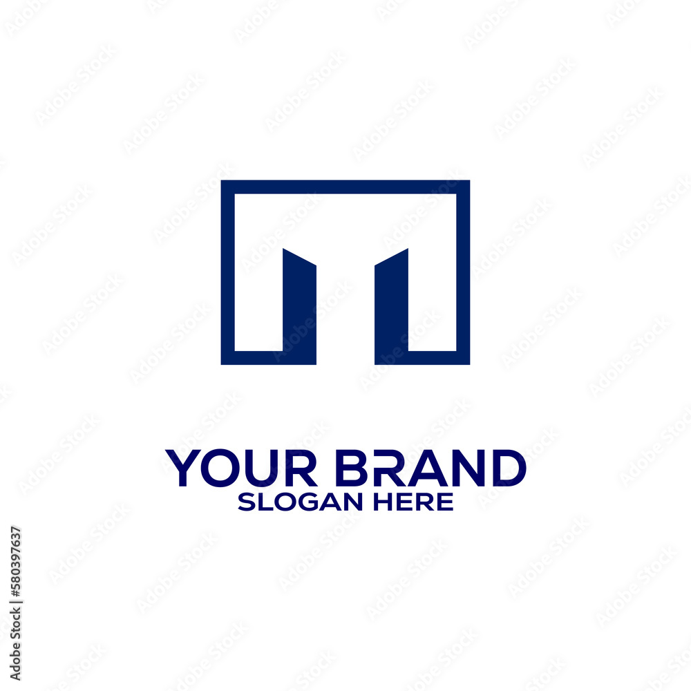 Fototapeta premium Letter M logo icon design template elements