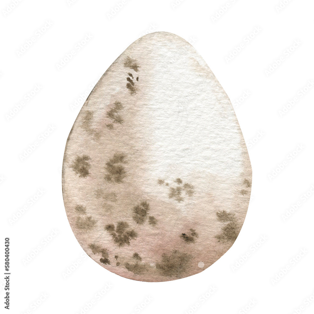Watercolor illustration of an Easter egg. Digital clipart. Watercolor illustration of an Easter egg. Digital clipart.