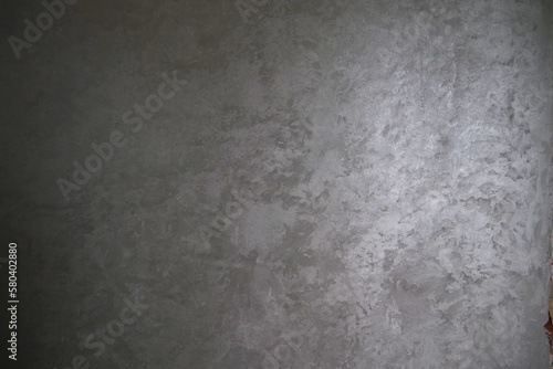 wall with decorative gray paint background texture