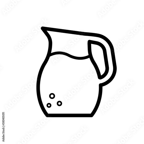 illustration of a jug