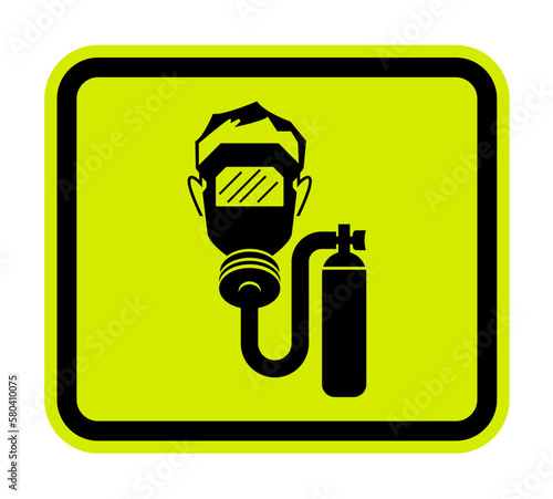 Warning Sign Breathing Apparatus Required
