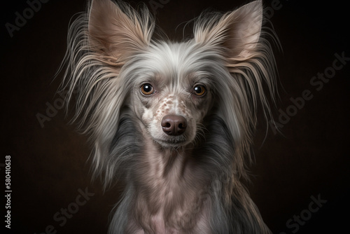 Stunning Studio Photos of a Chinese Crested Dog: Capturing the Elegance and Grace of this Unique Breed © ThePixelCraft