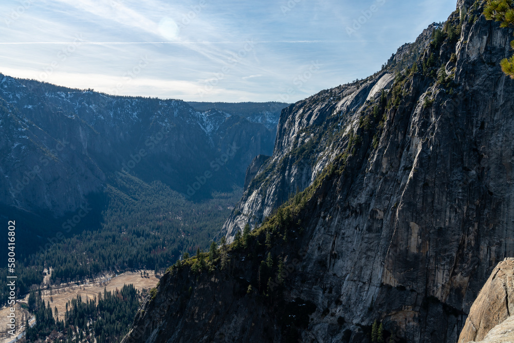 Scenic view inside Yosemite National Park in California Scenic view inside Yosemite National Park in California