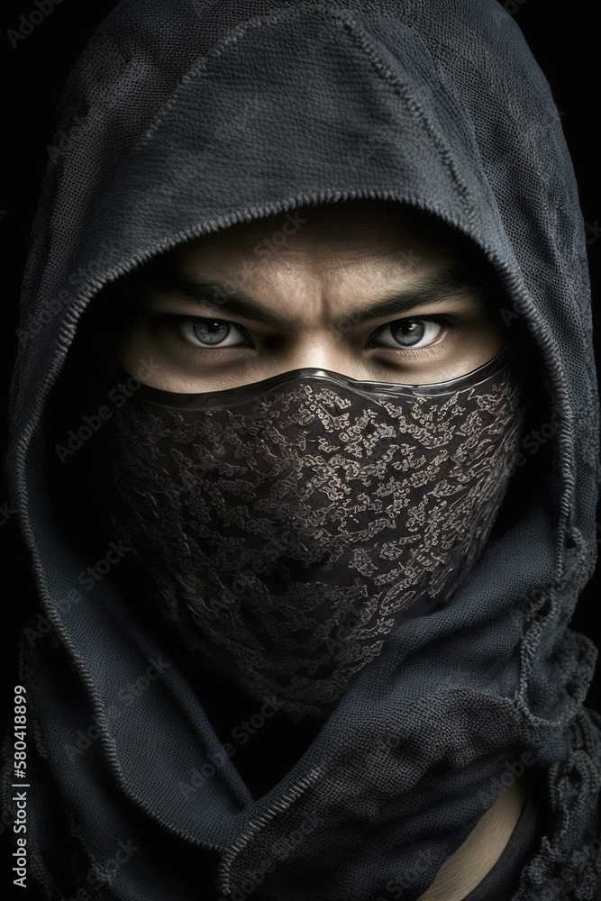 ninja warrior portrait ninja warrior portrait