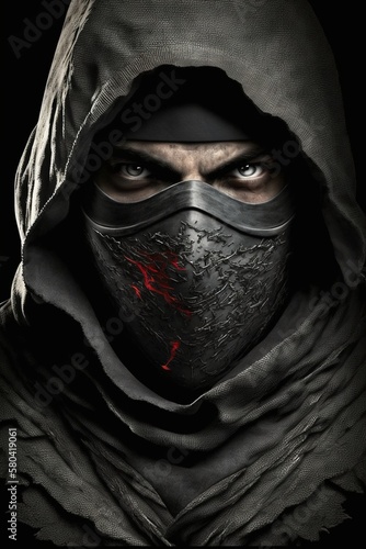 ninja warrior portrait