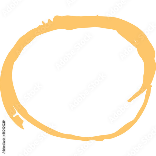 Hand-drawn circle scribble underline highlighter
