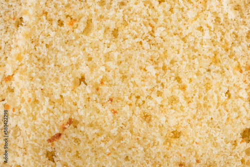 Valokuva Yellow vanilla sponge biscuit cake texture