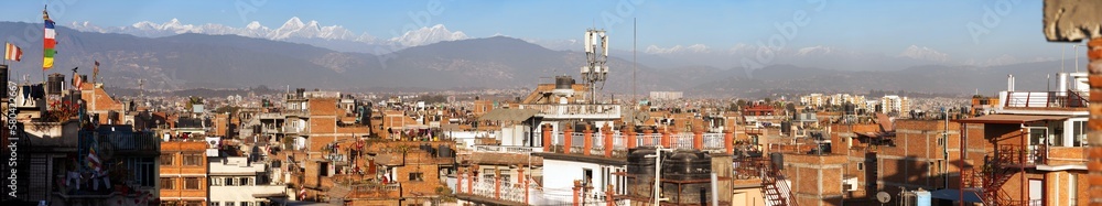 Patan or Pathan, Kathmandu city, Himalayas mountains