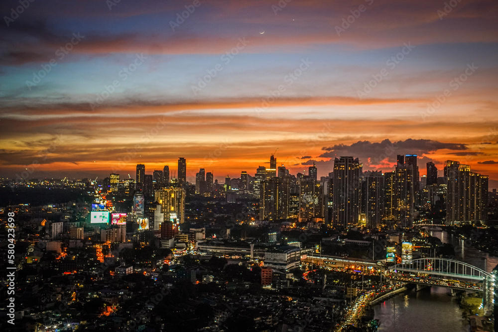 City Sunset View