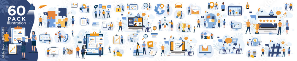 © Julien Eichinger - Mega collection business Teamwork,solution,internet,marketing,seo,...