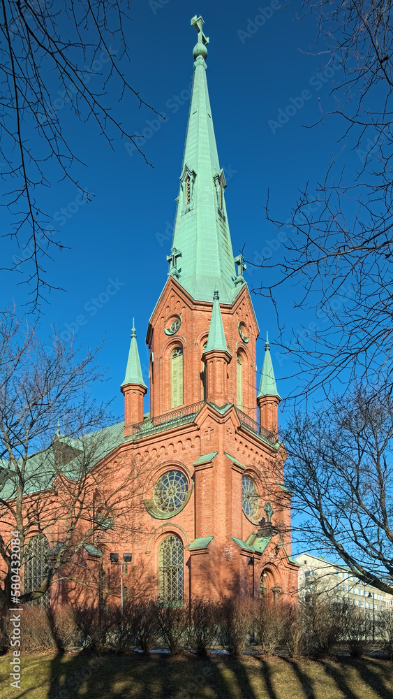 Tampere Finland Tower Of Alexander s Church Aleksanterin Kirkko Tampere Finland Tower Of Alexander s Church Aleksanterin Kirkko