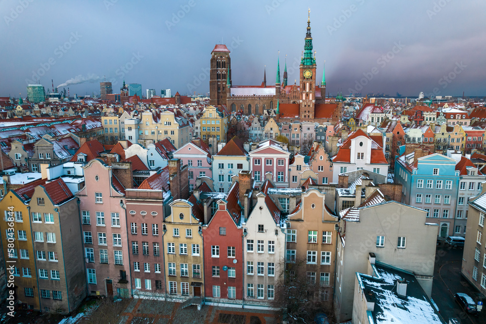 Aerial View of Gdansk