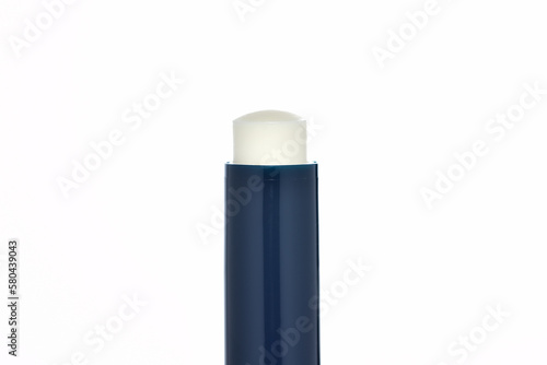 Lip balm isolated on white background