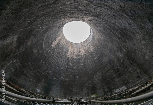 Photography Old abandoned post-Soviet coal power plant in Hungary near Budapest