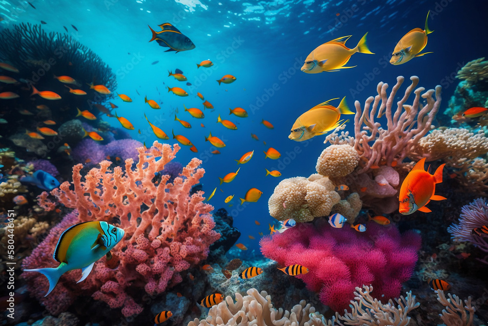 Fototapeta premium Tropical coral reef