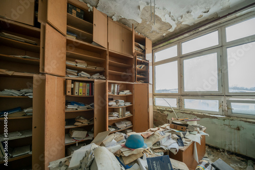 Old abandoned post-Soviet coal power plant in Hungary near Budapest © Arkadiusz