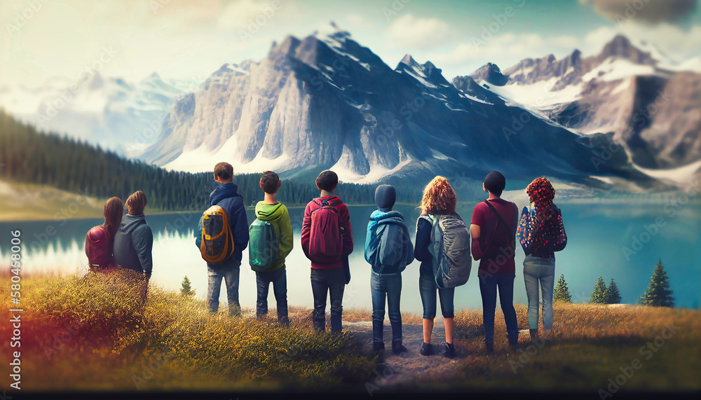 Humans animals and nature green life Humans animals and nature green life