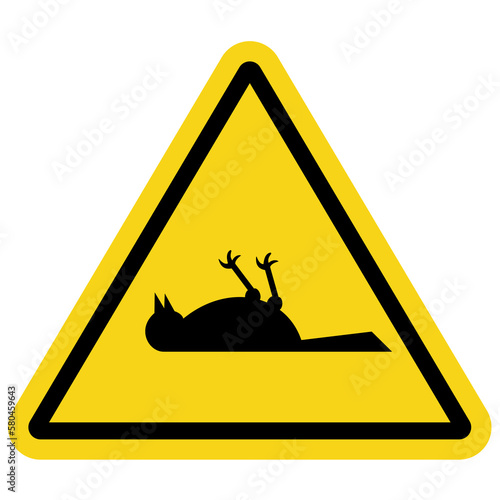 Poison warning sign and labels