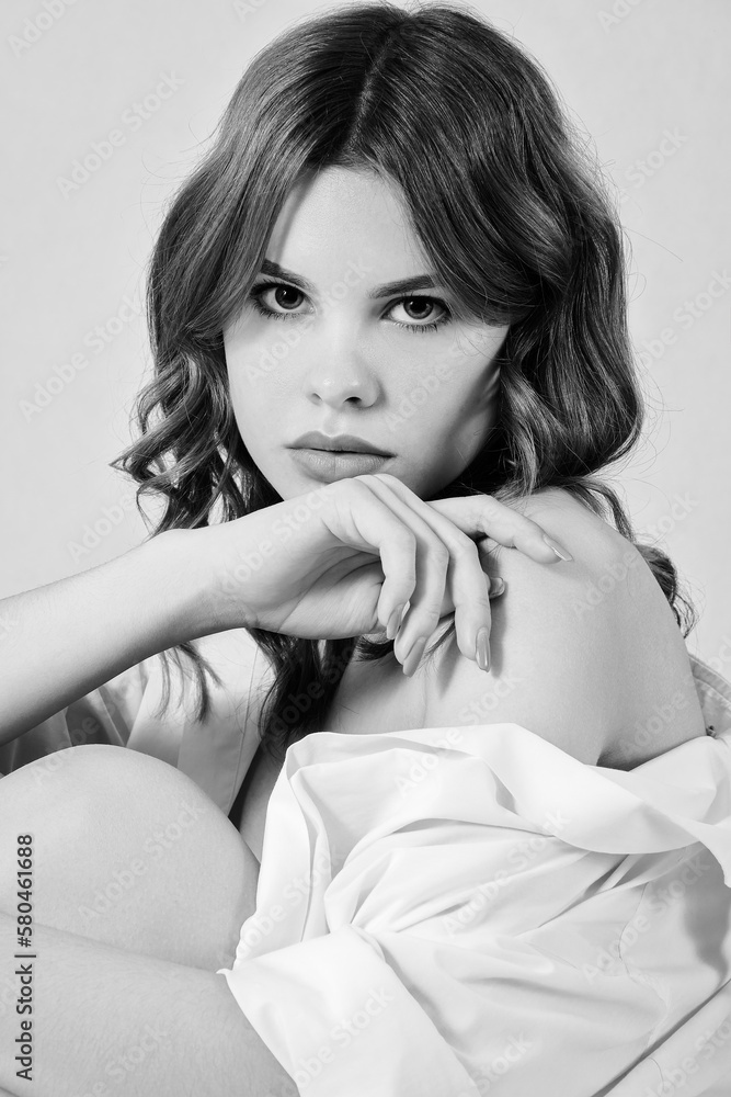 Fototapeta premium woman in blouse