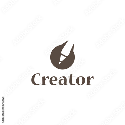 Creator Logo Templates Pen Vintages Creative