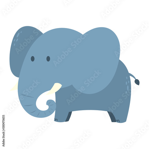 baby elephant cartoon © danputra