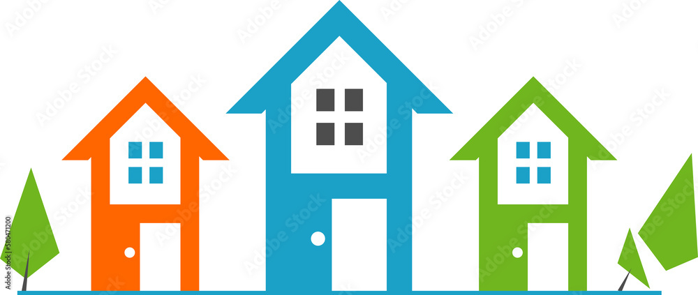 Creative Real Estate Logo Design. House Logo Design. Real Estate Vector Icon illustration Creative Real Estate Logo Design. House Logo Design. Real Estate Vector Icon illustration
