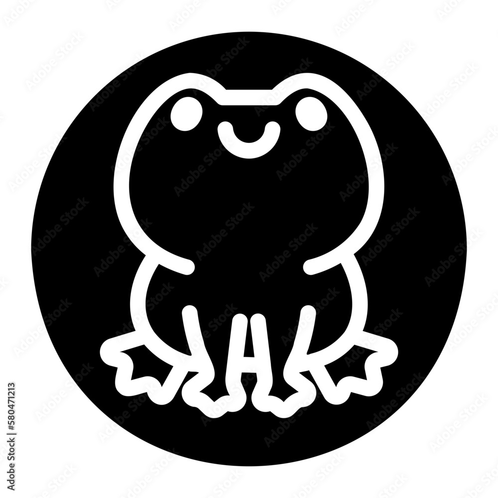 Obraz premium frog icon