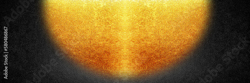 ぼかした金色の円のあるデザイン
