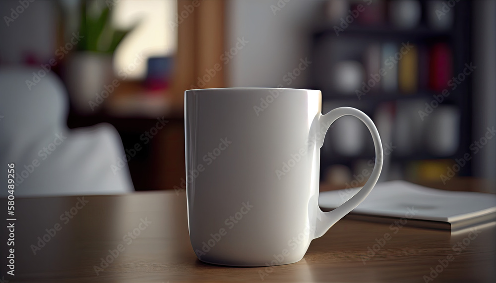 cup of coffee on the table blank made with generative ai cup of coffee on the table blank made with generative ai