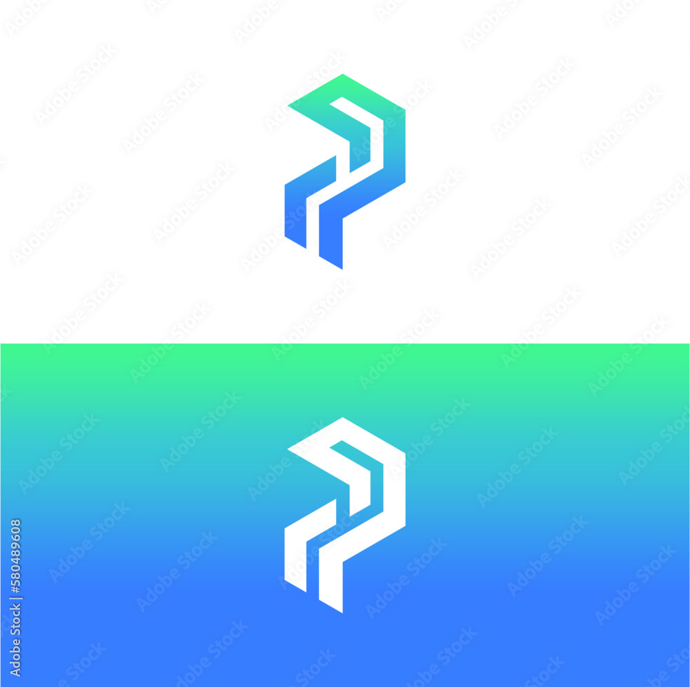 Logo initial P Logo initial P