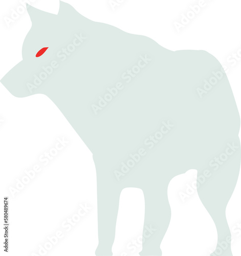 Foto Direwolf Jon Snow Huargo Ghost Fantasma Game of Thrones