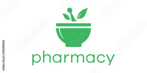 pharmacy logo design icon vector illustration