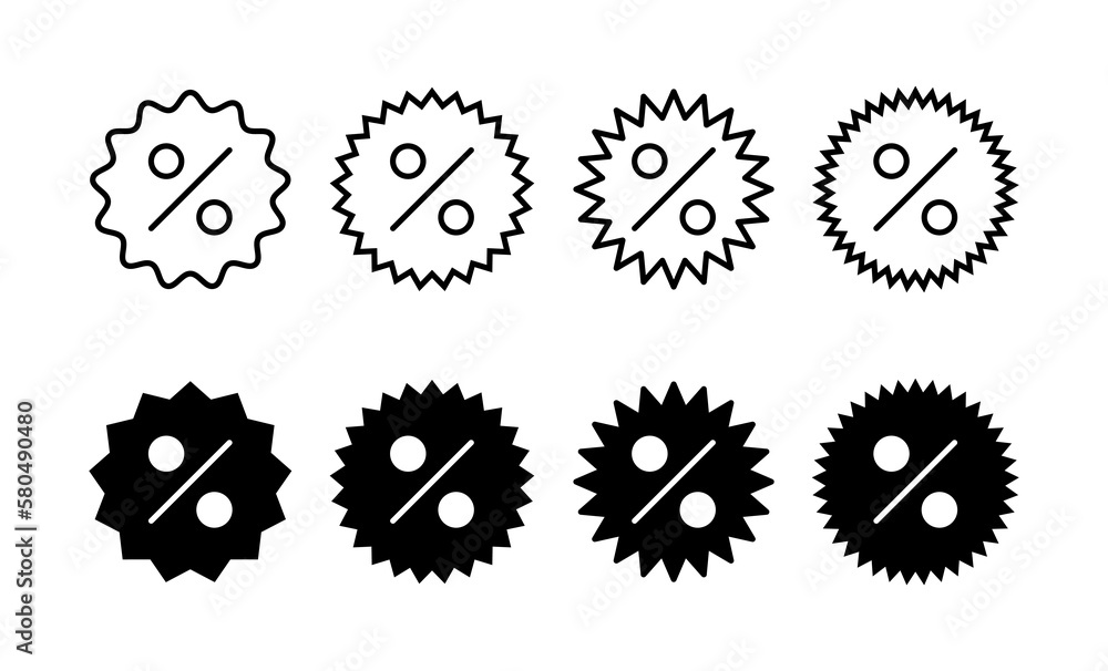 Discount icon vector for web and mobile app. Discount tag sign and symbol Discount icon vector for web and mobile app. Discount tag sign and symbol