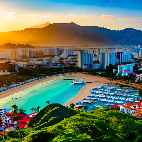 beach at sunset