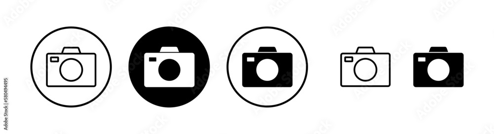Camera icon vector illustration. photo camera sign and symbol. photography icon. Camera icon vector illustration. photo camera sign and symbol. photography icon.