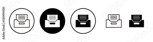 Archive folders icon vector illustration. Document vector icon. Archive storage icon.