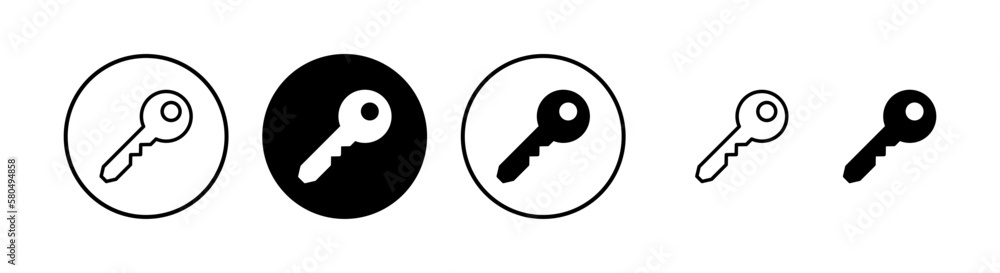 Key icon vector illustration. Key sign and symbol. Key icon vector illustration. Key sign and symbol.