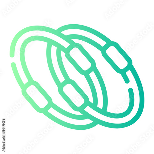 Hula gradient icon