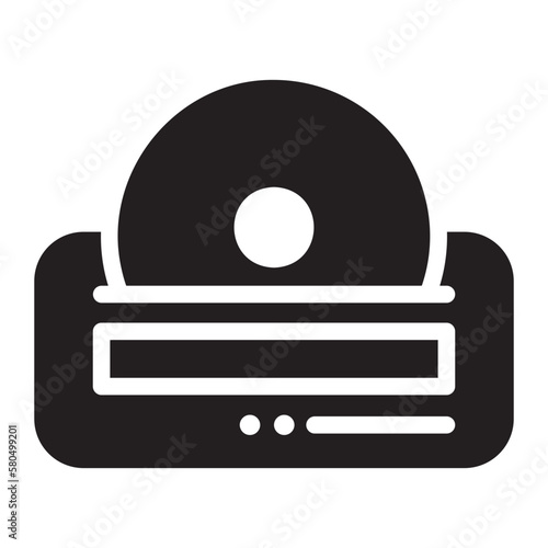 Disk glyph icon