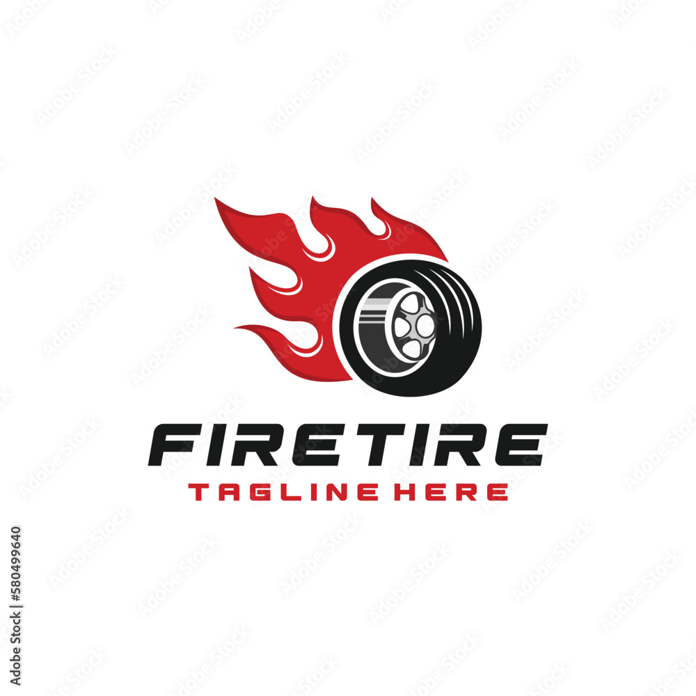 Fire Tire Logo Template Design Vector. Fast speed with a fiery trail. Suitable for garage, shops, tires, car wash, car restoration, repair and racing. Garage logo design Fire Tire Logo Template Design Vector. Fast speed with a fiery trail. Suitable for garage, shops, tires, car wash, car restoration, repair and racing. Garage logo design