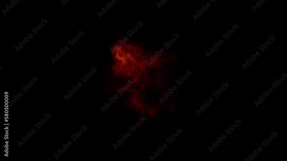 Fire explosion on alpha background Fire explosion on alpha background