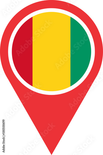 Free Download Mark pin location of Guinea 2023031173 - GFXLoad