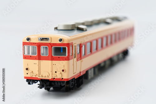 レトロな列車の模型