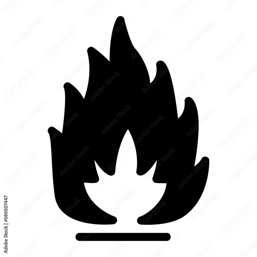 fire glyph icon fire glyph icon