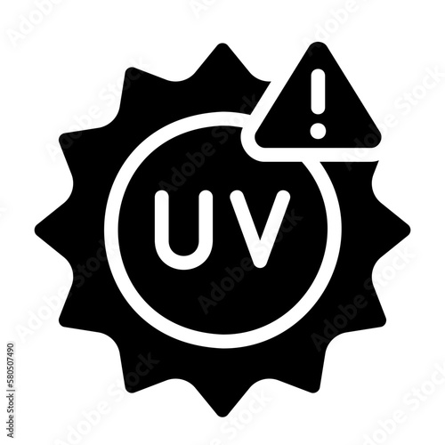 uv glyph icon