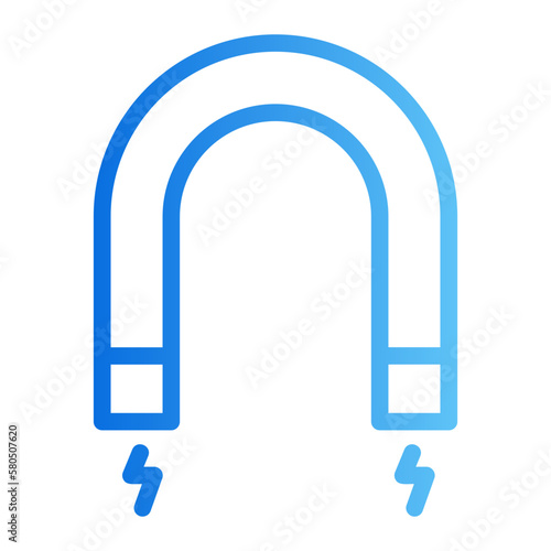 magnet gradient icon