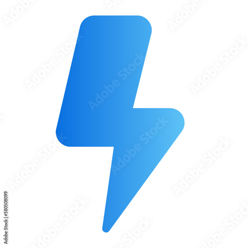 lightning gradient icon